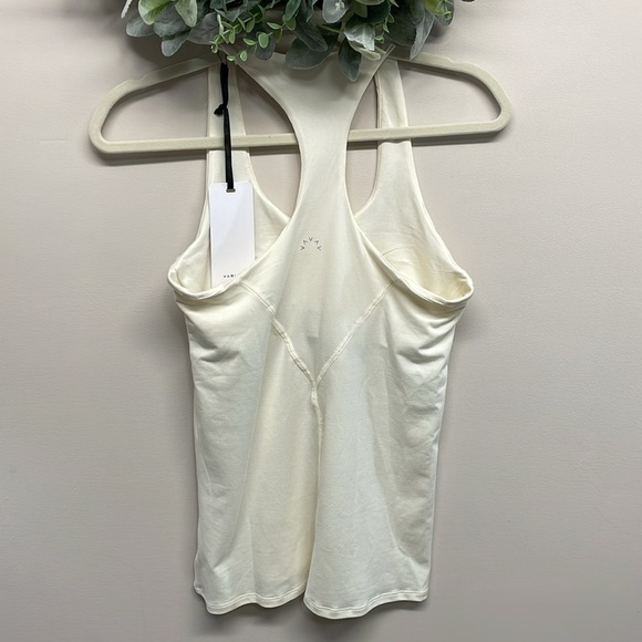 NWT Varley Waldon Racer Back Active Tank Shelf Bra Egret Cream M - Picture 5 of 14